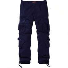 Pantalones cargo para hombre - 3357 Azul violáceo - Ver 3
