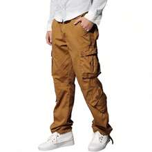 Pantalones cargo para hombre - 3358 Barro - Ver 2