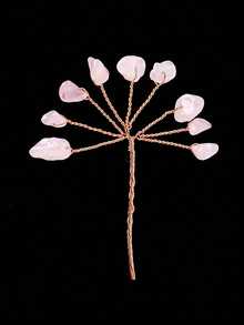 2025 New Mini Pink Crystal Tree Decor, Christmas Table Decoration Gift, Home Decor, Kitchen Decor, Room Decor, Party Decor, Decorative Craft, Desktop Ornament, Dining Table Center Piece, Party Favor Decor, Christmas Decoration, Christmas Gift, Bedroom Decor, Office Decor, Autumn Home Decor, Bridesmaid Gift, Birthday Gift - Multicolor - View 11