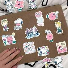 SNOOPY 50pcs  Graffiti Stickers Anime Decoration Children's Handbooks Car Skateboards Waterproof Stickers,Christmas Gifts ﻿ - Multicolor - View 9