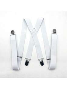 1pc Men's Y-Shape Elastic Adjustable Suspenders, British Style Autumn-Winter Accessories Halloween Costume,Suitable For Teens, Youth,Men,Casual, Outdoor, Athletic, Vacation, Graduation Gifts, Birthday, Daily Wear