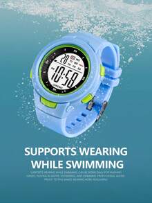MINGRUI Best-Selling Children's Casual Fashion Sports Watch, 30M Waterproof, Luminous, Chronograph, Alarm Clock, Multi-Function Student Watch For Boys And Girls, Suitable For School Supplies - Multicolor - View 9
