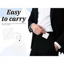 YYC  Shirt Collar Stays 120Pcs Plastic Collar Stays SelfAdhesive Inserts For Dr Shirts No Curl Triangle AntiWarping Edge Suitable For Men And Women Casual And Formal Wear - As Pic - View 6