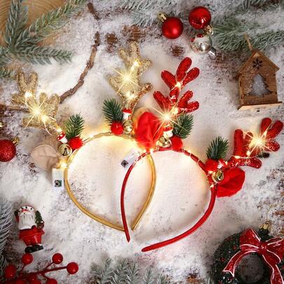 Geweih-Haarband mit Hirsch-Motiv, Weihnachten rote Geweih-Haarspange, Haarschmuck, Kopfschmuck, Weihnachtsgeschenke, Weihnachtsdekoration, Partyzubehör, Geschenke für Familie und Freunde, kostenloser Versand, schnelle Lieferung, kostenlose Testversion, Weihnachtsdekoration, XMAS-Dekoration, Weihnachtsbaum, Geschenkdekoration, Thanksgiving, Hochzeit, Heimdekoration, Herbstdekoration, Geburtstagsdekorationen für Geschenke, Partyzubehör, Innen- und Außenbereich, Garten, Feiertage, Festival-Dekoration, Halloween-Dekoration, Wanddekoration, Halloween-Ornamente