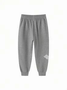 Balabala Pantalones térmicos forrados para niños preadolescentes 2025 Invierno, pantalones deportivos cálidos para niños - gris medio - Ver 5