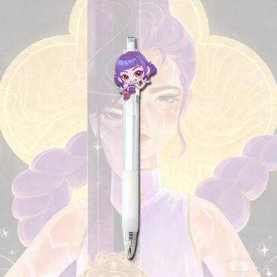 1 set de bolígrafos con temática de cazadores, bolígrafos adorables con diseños de personajes para fans y estudiantes, relleno de calcetines navideños, regalos de Navidad, decoraciones navideñas