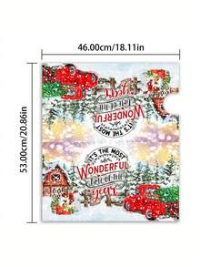 1 peça Capa para Caixa de Correio de Feliz Natal no Tamanho Padrão de 21x18 Polegadas para Decoração de Jardim e Quintal, Decoração de Natal