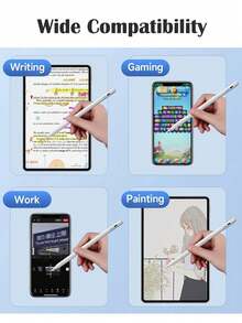 Active Stylus Pens For Touch Screens, Peilinc Pencil For Android, Rechargeable Tablet Pen POM Tip Magnetic IPad Pencil For IPad/Pro/Air/Mini/I-Phone/Sam-Sung/Len Ovo/IOS/Android And Other Touch Screen