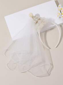 1 Stück Geburtstagsfest Farbverlauf Stereoskopischer Kegel Geburtstags-Haarreif für Mädchen, Mesh Dekor Haarband Haraccessoires Fröhlicher Geburtstag