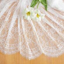 - Mantel de Encaje clsico Rectangular de 60x 120 Pulgadas de Largo, Bordado Blanco Mantel para Fiestas, Bodas, recepciones, decoracin de otoo y hogar - 304.8 x 152.4 cm (Rectángulo y oblongo) + Blanco puro - Ver 4