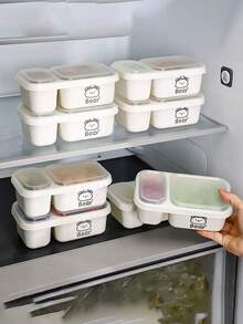 Hộp đựng thực phẩm dạng lưới 2 lớp, hộp cơm bento, hộp đựng trái cây có nắp, hộp cơm trưa hai ngăn xếp chồng lên nhau, thích hợp cho nhà bếp, bãi biển mùa hè, đựng thực phẩm, cắm trại, sắp xếp đồ đạc, trang trí phòng và đồ dùng nhà bếp. - Nhiều màu - Xem 2