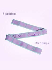 1pc Multi-Functional Yoga & Pilates Resistance Band, Portable Flexibility & Strength Training Tool Suitable For Beginners, Home Workout, Dance And Travel, Durable Polyester Material, Yoga Exercise, Adjustable Stretch Strap, Elastic Yoga Stretch Band, Physical Therapy Elastic Band, Stretch Dance Elastic Band