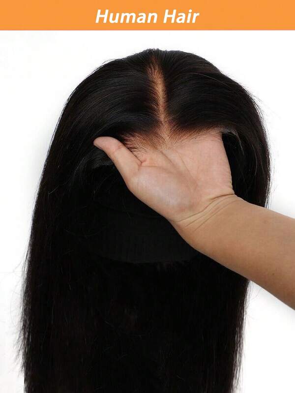 Straight 5x5 Glueless Lace Wigs Human Hair Wig Pre Plucked Transparent Lace Wig For Women 150% Density Virgin Hair