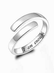 1入組優雅S925純銀戒指，女士婚禮珠寶首飾 - 1# - 查看 7