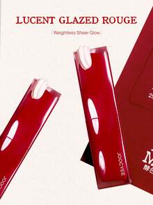 JOOCYEE Happy Me Day Lucent Glazed Rouge 514L 淡茶限量版生日庆典系列口红 持久镜面妆效 保湿提亮 不拔干 不掉色 - 514L Light Tea - 查看 7