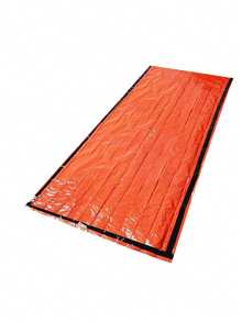 Emergency Sleeping Bag - Portable Heat Insulation Survival Sacks, Lightweight Waterproof Thermal Bivy / Mylar-Style Sleeping Sack With Reflective Insulation And Compact Stuff Sack, Quick-Deploy Design For Camping, Hiking, Roadside Emergencies, First Aid Kits & Travel, Essential Survival Gear