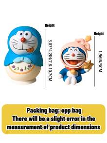 Figuritas de Doraemon para la riqueza, gatos de Doraemon llenos de buena fortuna, decoraciones de autos lindas, figuritas de Doraemon con signos del zodíaco, estatuas pequeñas creativas, decoraciones de muñecas DIY, decoraciones de autos, decoraciones de imanes para refrigerador, decoraciones de paisaje, adecuadas para Acción de Gracias, Halloween, Navidad y otras decoraciones festivas, decoraciones de fondo de pared para fiestas de cumpleaños y juegos de decoración festiva y de cumpleaños para familiares y amigos