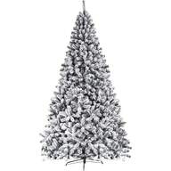 Premium Snow Flocked Christmas Tree, Artificial Holiday Christmas Pine Tree, Ideal For Home, Office, And Party Decoration, Includes Metal Foldable Stand Home Decor Christmas Decorations Room Decor