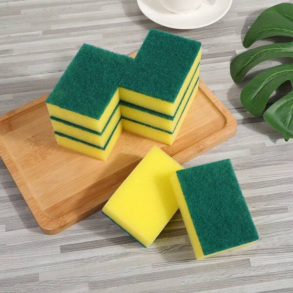 2 Pack Heavy Duty Scrub Sponges Washing Dishes Cleaning Kitchen Dish Sponge