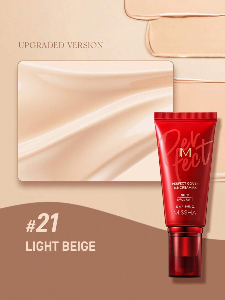 MISSHA Luminous Radiance Whitening And Contouring Cream,Coverage, Long-Lasting, Moisturizing,50ml/1.76oz - 21 màu be nhạt - Xem 1