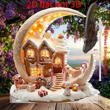 Bohemian Style Acrylic Christmas House Decor - Ideal For Home, Office, Bedroom And Cafe - Perfect Gift For All Occasions - No Electricity Needed