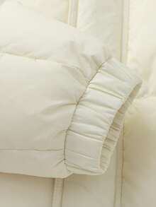 Balabala BalaOne Tween Girl' Down Jacket 2025 Winter, Warm Puffer Outerwear For Boys & Girls - Milky White - View 5