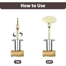 Universal Gas Key, Universal Key Gas Fireplaces, Fits 14 And 516 Gas Stems, Fire Pit And Fireplace, Outdoor Gas Fireplace