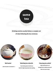 5-Piece Matcha Whisk Set - Matcha Bowl And Bamboo Matcha Whisk, Tea Strainer, Spoon, Teaspoon, Sieve, Whisk Stand. The Perfect Matcha Starter Set, Suitable For Matcha Tea Ceremony, Matcha Set.Infusiones - Multicolor - View 12