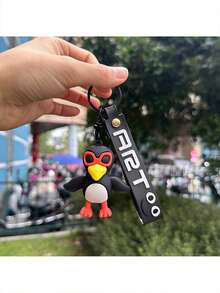 1PC "Shan Hai Jing" Character Mini Statues Keychains, Cartoon Plush Pendants, Silicone Car Keychains, Interesting Bag Accessories, Decorations, Fun School Decorations, Halloween Accessories, Teacher's Day Gifts, Christmas Gift Ideas,Brainrot,Brainrot