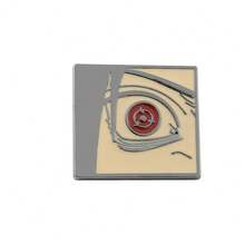 1 件精美火影忍者动漫胸针，写轮眼和木叶村标志，适合日常佩戴或送礼 - 彩色 - 查看 11