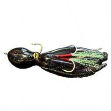 1pc Glow-In-The-Dark Soft Octopus Lure - Realistic 3D Eyes And Lifelike Swimming Action, Real Bait, Suitable For Saltwater And Freshwater Fishing | Perfect For Bass, Trout, Salmon And Predatory Fish | Versatile Use For Deep Sea, Boat, Pier, Shore, Lake And River Fishing | Durable Silicone Material, Highly Attractive Swimming Action, Ideal For Weekend Fishing And Big Catch - Essential Fishing Gear For Anglers - Multicolor - View 13