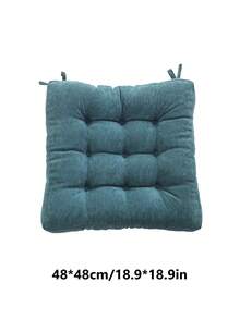 1 件灯芯绒方形座垫带靠背，加厚榻榻米椅垫适用于客厅、卧室、办公室长期坐凳/沙发装饰，多种颜色可选 - 彩色 - 查看 28