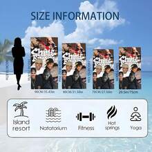 Chris Throw Brown Unisex-Adult Beach Towel