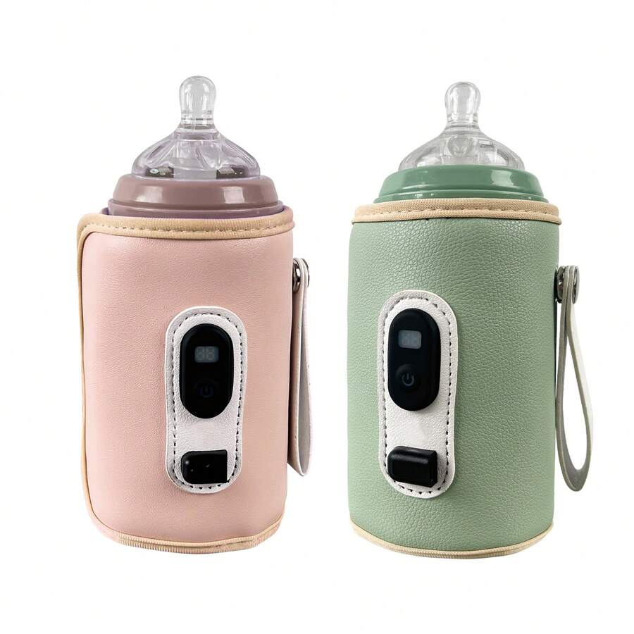 1pc Milk Bottle Insulation Cover, Portable Warmer Bag, Universal Heating Constant Temperature Sleeve, Suitable For Baby Night Feeding, Everyday Use - Multicolor - View 1