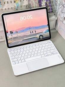 AKKHOO Tastiera senza fili con touchpad, ricaricabile, mini tastiera compatibile con iPad e tablet