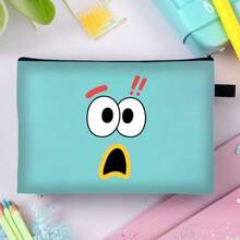 1 pieza de bolsa de almacenamiento de expresión creativa, con un diseño de moda. Con un diseño elegante, es adecuada para fiestas de vacaciones, regalos de Halloween, uso diario, etc.