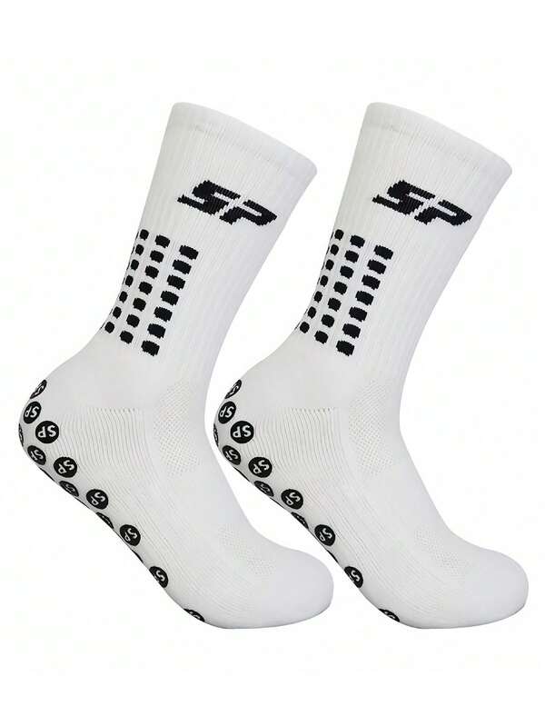 Meias coloridas para futebol, basquete e ciclismo, disponíveis em seis cores: amarelo, vermelho, azul, branco, preto e verde. Seis pares de meias esportivas masculinas para panturrilha estão disponíveis em tamanhos médios específicos para aumentar a aderência, a resistência a choques, o conforto e a respirabilidade. São adequadas para esportes ao ar livre, como ciclismo, treino de basquete e corrida. Meias masculinas nos tamanhos 38-45 da UE.