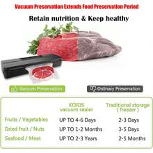 Bolsas para sellado al vacío de 100 pintas, 11 x 16 pulgadas, de CREATIVECHEF, ideales para conservar alimentos, bolsas para sellar al vacío una comida, almacenamiento al vacío, sellar una comida, We - Bolsas de VC de 30 x 40 cm - Ver 3