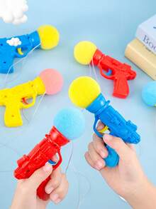 40 Stücke/Set Weihnachtsgeschenke Schwamm Elastik Pistole Abschuss Kugel Auswurf Druckentlastung Kleine Geschenke