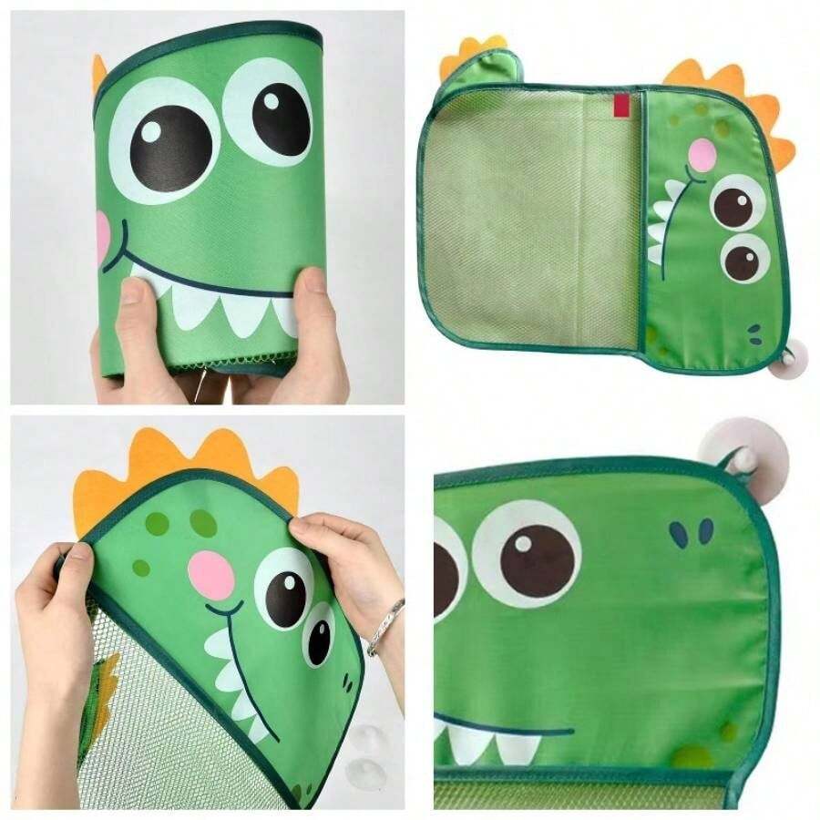 Organizador y almacenamiento de juguetes de bao Bolsa de Malla de Red de Juguetes de Bao Cesta de Ducha para Bao Multiusos Dinosaurio - Dinosaurio - Ver 1
