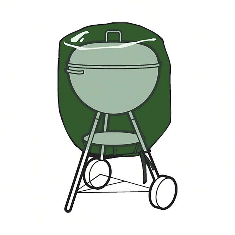 ALTADEX Funda PROTECCIÓN Cubre BARBACOAS Ø73X60CM - Verde Oscuro - Ver 1
