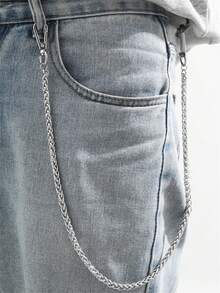 1pc Men's Fashionable Minimalist Stainless Steel Pants Chain