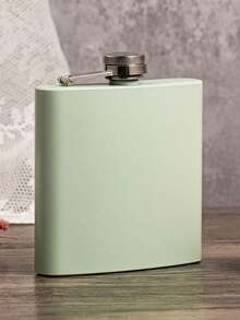 1pc Personalized Bridesmaid Flask, Laser Engraved With Birthday Floral Pattern, Bridesmaid Gift, Bachelorette Party Gift, Birthday Gift For Her