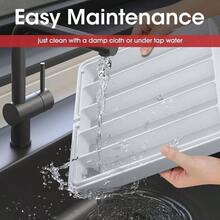 Silverware Organizer - Expandable Kitchen Drawer Organizer, Adjustable Utensil Organizer, Cutlery Tray Forks, Knives, Multipurpose Kitchen Organizers And Storage Solution, Black, Large - 大號+白色 - 查看 5