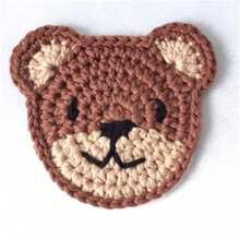 Handgestrickte süße Katzen- & Bären-Untersetzer, Wärmeisolationsmatten