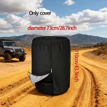 1pc Yard/Garage Tire Protection Cover, Fits 3-5 Tires Diameter 20-27 Inch, Dust Cover Only