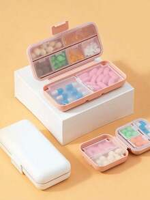 Portable Pill Storage Box Moisture Proof Pill Organizer For Men And Women Travel Essentials Cruise Essentials Dorm Essentials Daily Pill Box To Hold Vitamin Medicine Medication And Supplement PP Pill Container First Kit Medical Bag For Travel Home Camping Outdoor Hiking Hunting Back To School - Multicolor - View 9