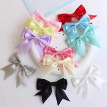 20pcs Double-Layer Handmade Bow DIY Headwear Hair Accessories Decorative Supplies, Macaron Bow Packaging Materials, Decorationbowknotnot Small Accessories, Ballet Style - Multicolor - View 2