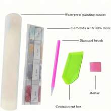 DIY Cute Pig Diamond Painting Tool Kit, Handmade Artificial Diamond