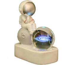 Astronauta Bola De Cristal luces de colores De La Noche Decoracin De La Mesa Regalo Lindo Estudiante Regalo De Cumpleaos, Para La Decoracin De La Mesa, Decoracin Del Hogar. Sistema - vía Láctea - Ver 2